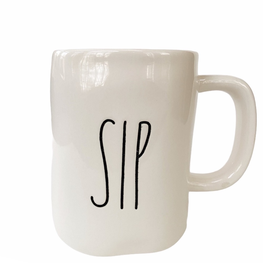Rae Dunn “SIP” White Ceramic Coffee Mug